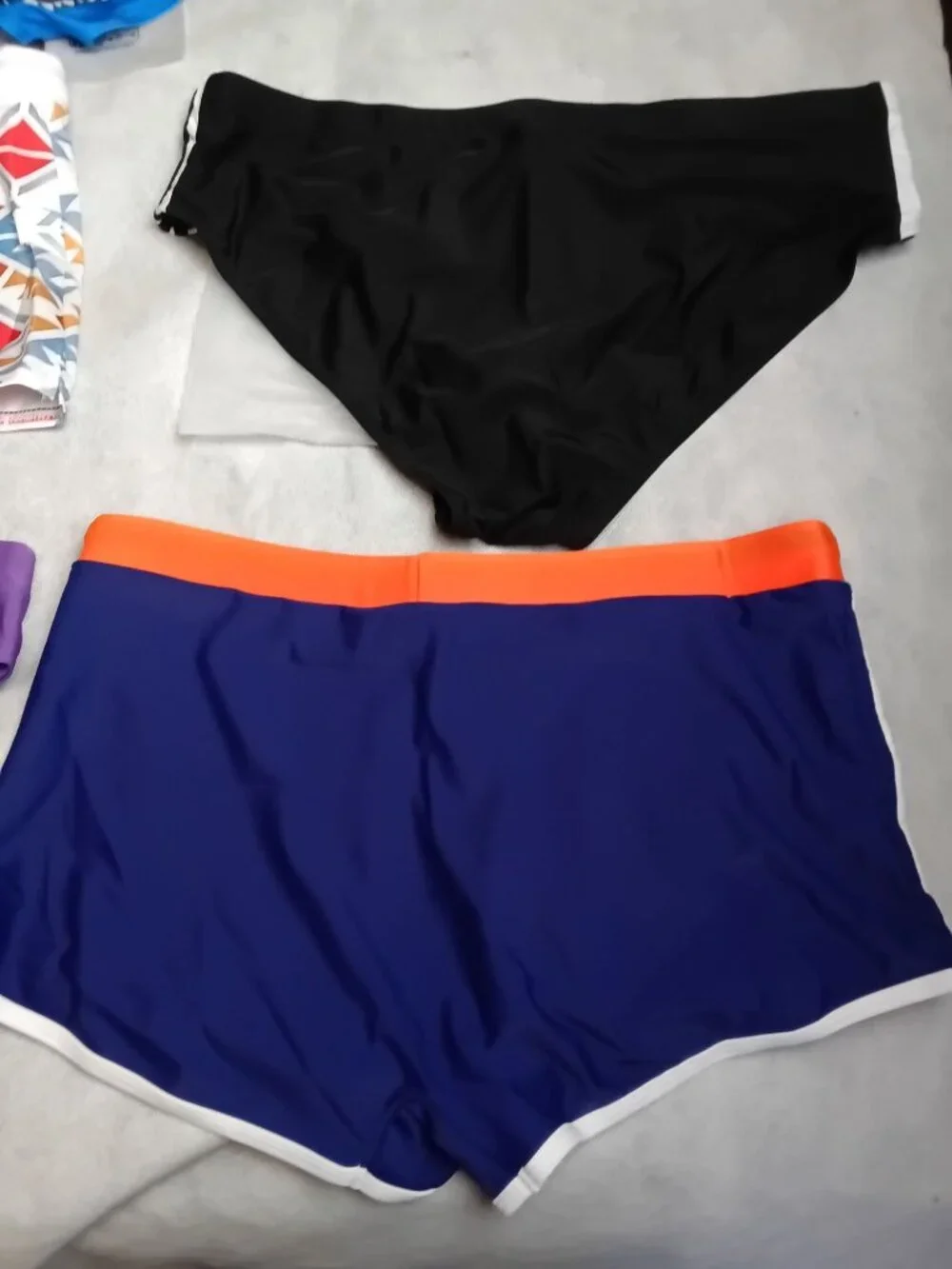 5 pc Lot Mens Bathing Suit Swim Briefs XXL NEW Solid Aztec Monster